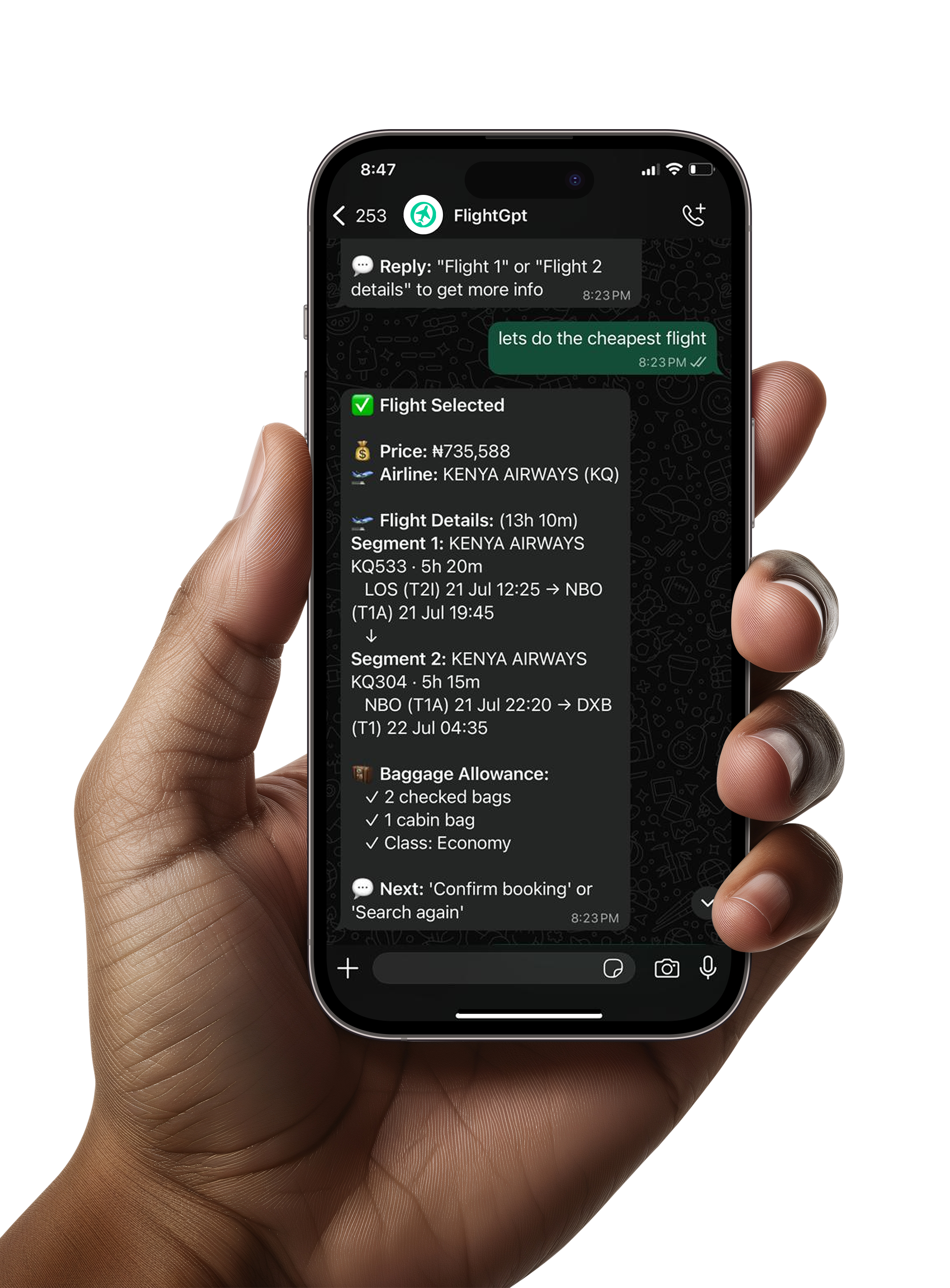 Just Talk or Type—We Handle the Rest